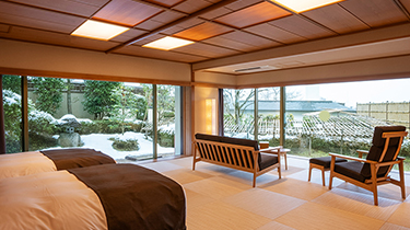 茶寮露天風呂付客室プレミアムジュニアスイート