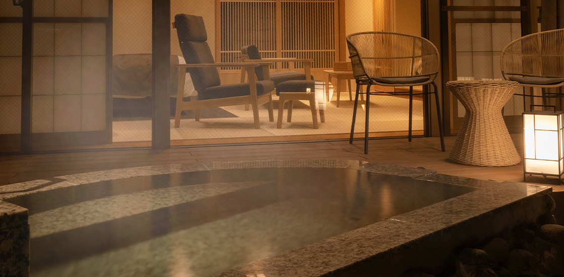 茶寮露天風呂付客室プレミアム