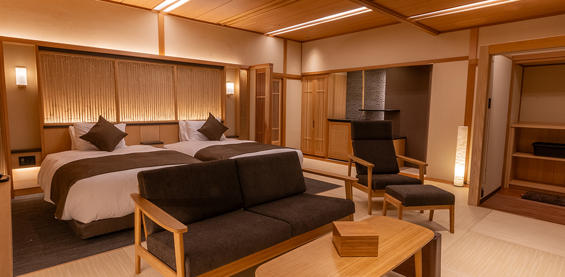 茶寮露天風呂付客室プレミアム