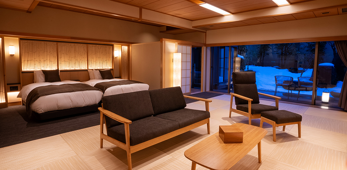 茶寮露天風呂付客室プレミアム