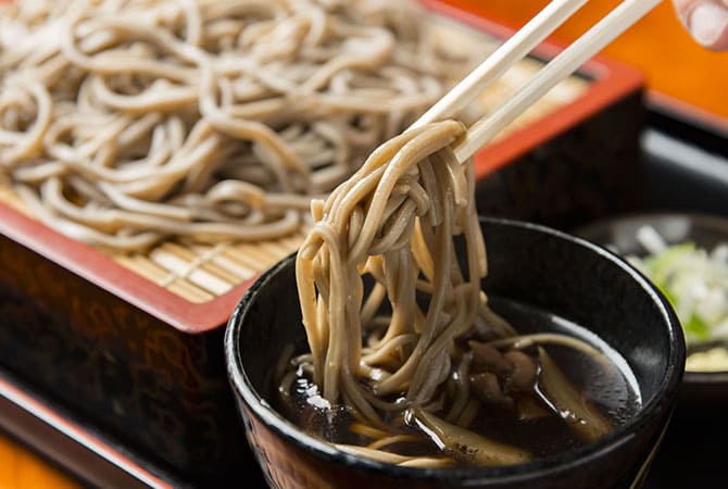 一〇〇%そば粉のおそば